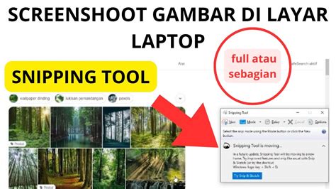 Sreenshoot Tangkap Layar Di Pc Atau Laptop Aplikasi Snipping Tool