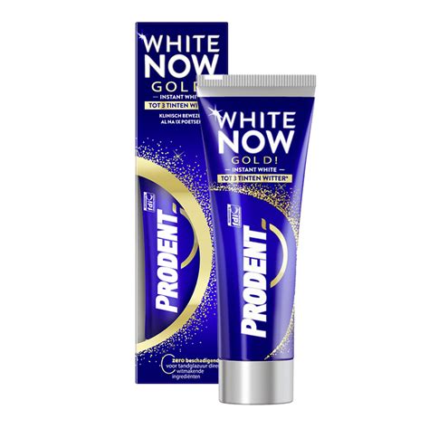 Prodent Tandpasta White Now Gold