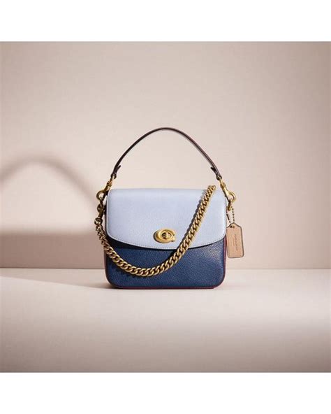 Coach Restored Cassie Crossbody 19 In Colorblock In Blue Lyst