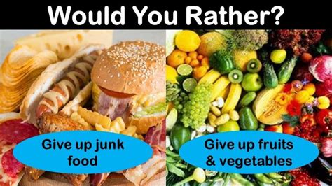 Would You Rather Food Edition Hardest Choices Ever Food Food