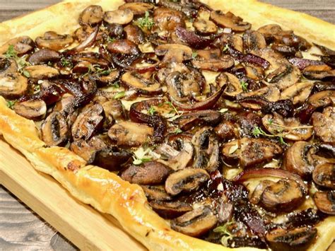 Puff Pastry Mushroom Tart Recipe