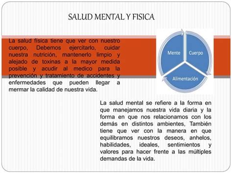 Salud Mental Fisica Y Emocional PPT