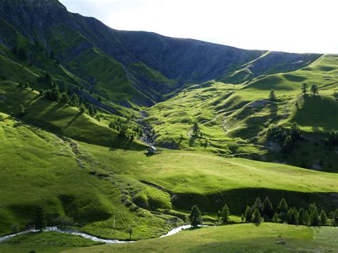 Fonds D Ecran Photographie De Paysage Montagnes France Jausiers Herbe