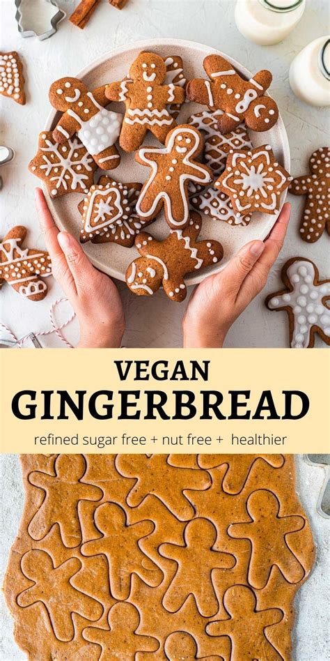 Refined Sugar Free Vegan Gingerbread Cookies Made With Spelt Flour And No Nuts They Are Per