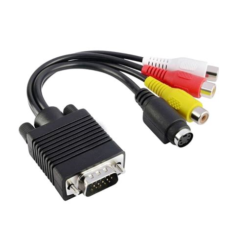 VGA (Tv-Out) к AV-кабелю Компонентный кабель VGA для компьютерного ...
