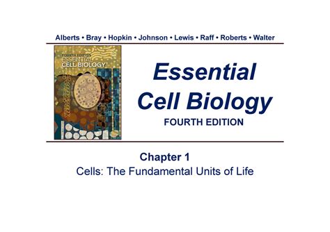 Ecb E Ch Chapter Cells The Fundamental Units Of Life