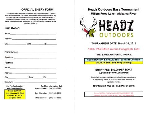 Headz Outdoors Bass Tournament Wilcox Area Chamber Of Commerce