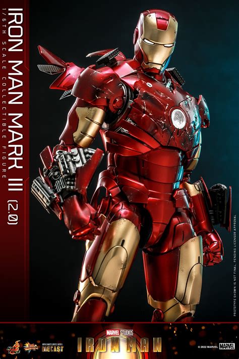 Hot Toys Iron Man Mark Iii Iron Man Mark 3 2 0 1 6th Scale Mms664 Art City Collectibles