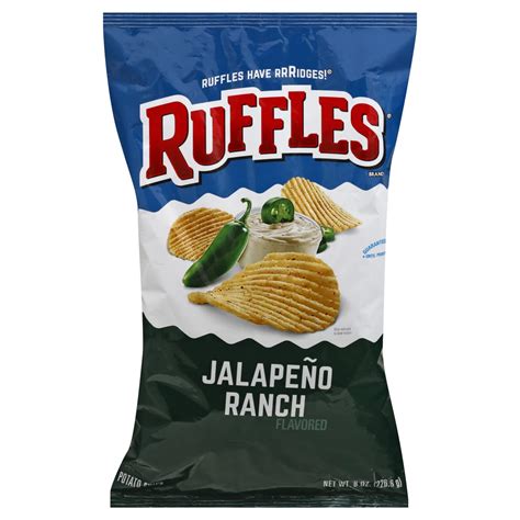 Lays Ruffles Jalapeno Ranch Potato Chips Shop Chips At H E B