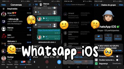 SAIU WHATSAPP ESTILO IPHONE IOS 16 NO ANDROID 2022 Fouad IOS 9 40