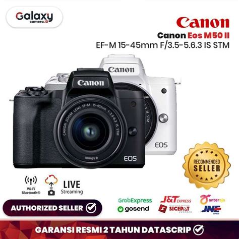 Promo Canon Eos M50 Mark Ii Kit 15 45mm Diskon 10 Di Seller Galaxy