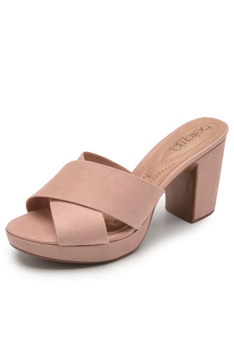 Sandália Beira Rio Salto Nude Compre Agora Dafiti Brasil