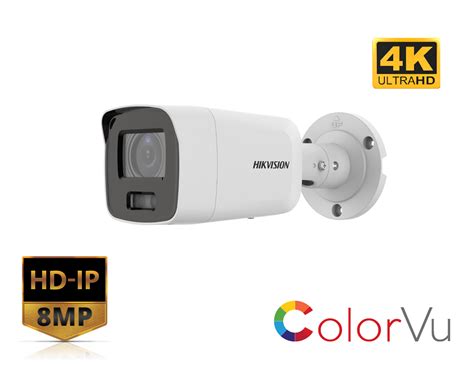 Ds 2cd2087g2 Lu 2 8mm 8mp Colorvu Fixed Bullet Network Camera