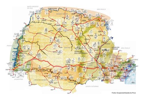 Mapas do Paraná MapasBlog