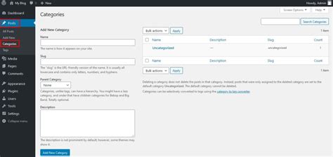 Cara Membuat Kategori Di Wordpress Dan Sub Kategori