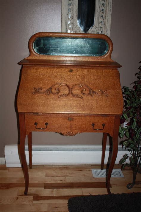 Ornate Secretary Desk Antique For Sale By Redeemed Furnishings