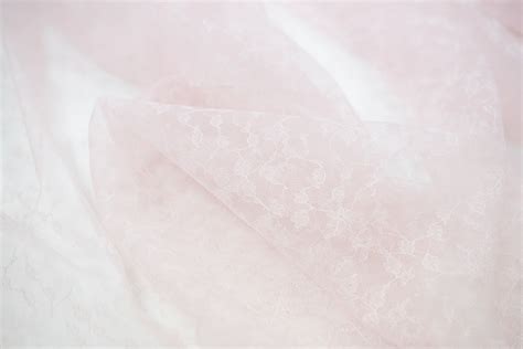 Light Pink Floral Chantilly Lace Fabric Chantilly Lace Lace Fabric