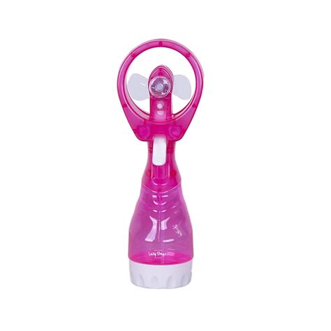 Buy Portable Hand Held Cooling Stay Cool Water Spray Misting Fan Pink