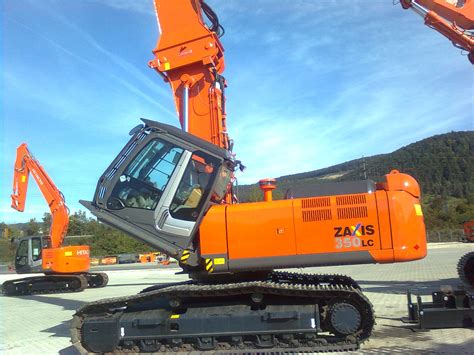 Hitachi Zaxis Fotos Seite Hitachi Baumaschinen Bau