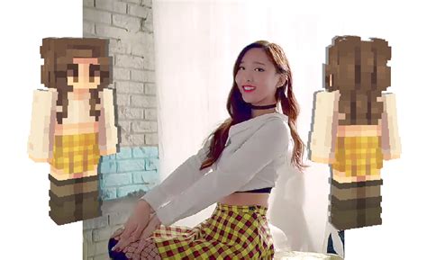 like ooh ahh Nayeon Twice 나연 2 Minecraft Skin