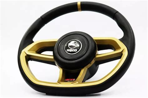 Volante Esportivo Gti Dourado 37cm Iveco Daily 45516 Parcelamento Sem