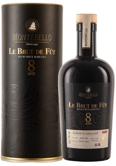 Montebello Rhum Vieux Le Brut De F T Ans Bienvini