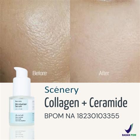 Jual Scenery Serum Collagen Ceramide Niacinamide Pengecil Pori