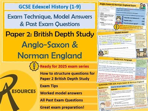 Anglo Saxon Norman England GCSE History Exam Technique Presentation