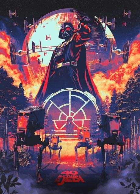 The Empire Poster Picture Metal Print Paint By Star Wars Displate