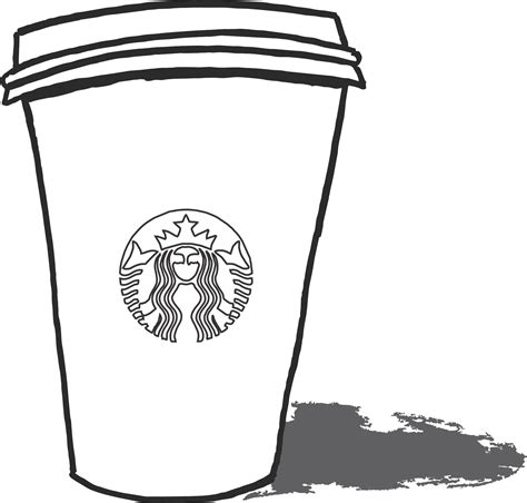 Starbucks Coloring Page To Print Coloring Home