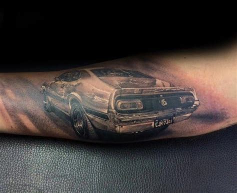 60 Ford Tattoos For Men Automotive Design Ideas