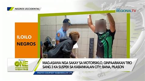 One Western Visayas Mag Asawa Nga Sakay Sa Motorsiklo Ginpaarakan