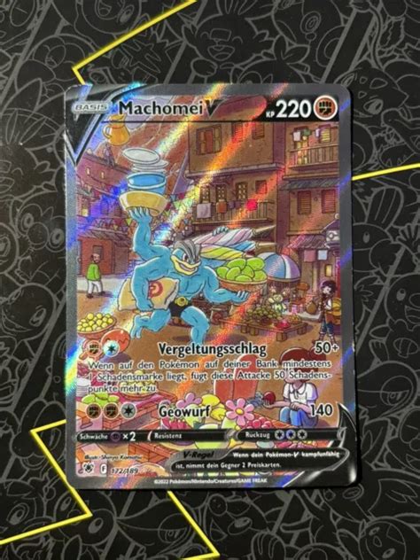 MACHOMEI V 172 189 Astralglanz Pokemon Karte Deutsch Pokémon EUR 94 99