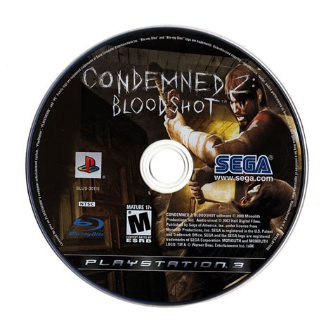 Condemned 2 Bloodshot Cover Or Packaging Material MobyGames