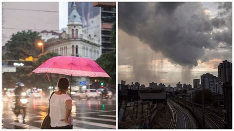 Olho no céu BH pode ter pancadas de chuva raios neste sábado