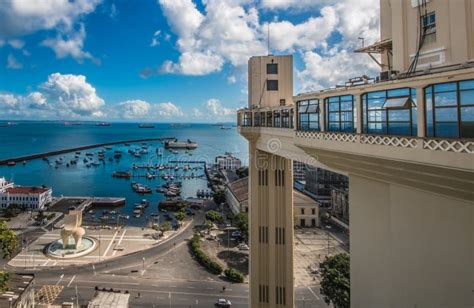 View Of The Lacerda Elevator In Salvador Bahia Brazil Editorial Stock