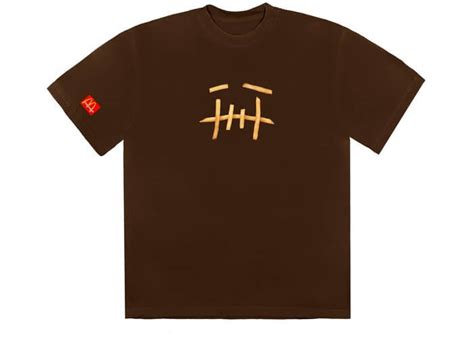 Travis Scott Cactus Jack X Mcdonalds Fry Tshirt Size Large Pinchi