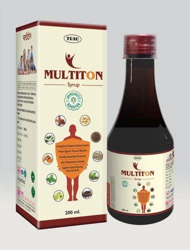 Ayurvedic Immunity Booster Syrup MULTITON Srup Liquid At Rs 104 00