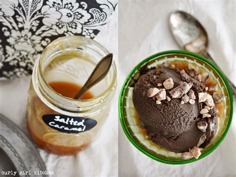 Dark Chocolate Espresso Ice Cream With Toffee And Salted Caramel