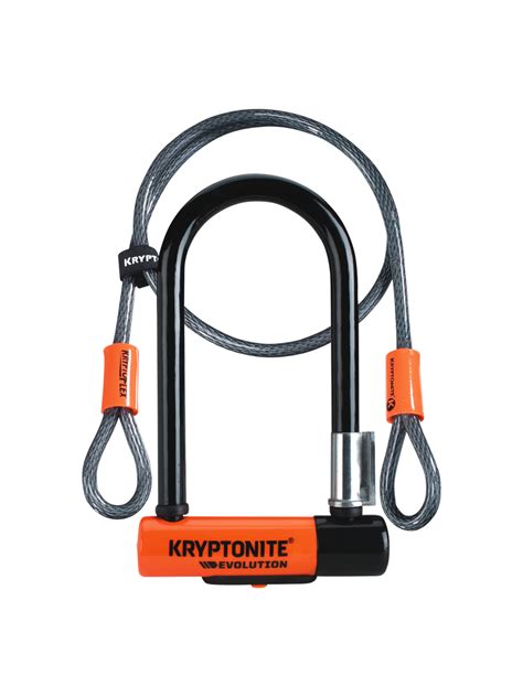 Kryptonite New U Evolution Mini 7 U Lock With 4 Flex Cable Trek Bikes