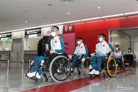 Chinese Paralympic Delegation Arrives In Tokyo Cn