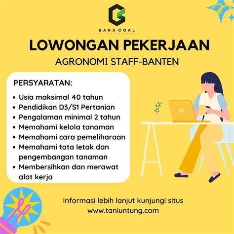 Loker Pertanian Agronomi Staff Tani Untung