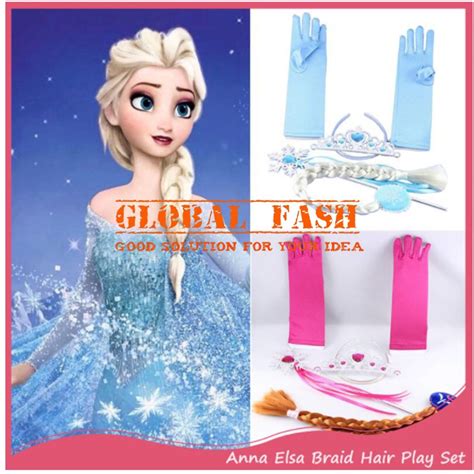 Jual Set Mahkota Frozen Elsa Anna Crown Frozen 4 In 1 Mahkota