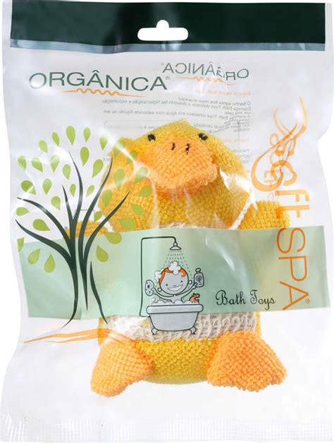 Esponja De Banho Org Nica Bath Toy Patinho Beleza Na Web