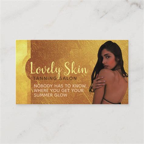 Tanning Salon Slogans Business Cards Zazzle