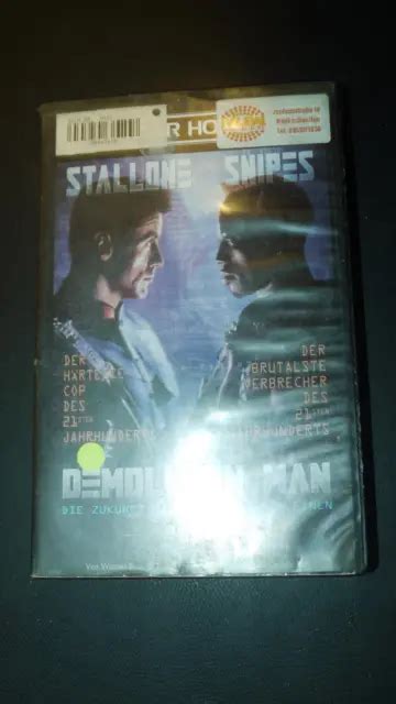 Demolition Man Wesley Snipes Sylvester Stallone Vhs Video Kassette £0