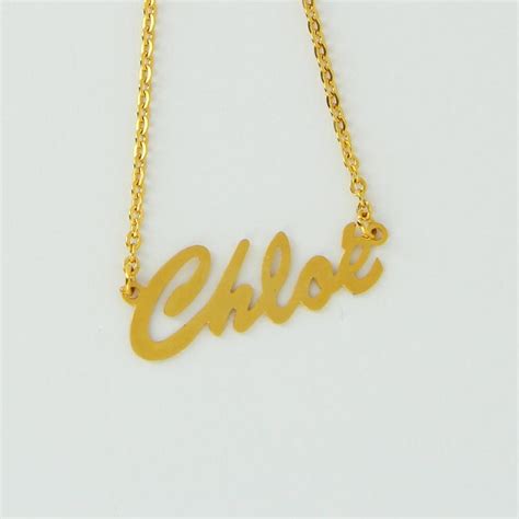 Collier prénom 6 lettres en Or jaune 350