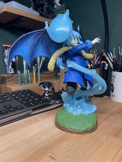 Resin 3d Printed And Painted Rimuru By Neko Figurines Rtenseislime