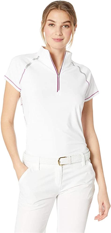 Cutter And Buck Womens Drytec Mock Neck Golf Shirts