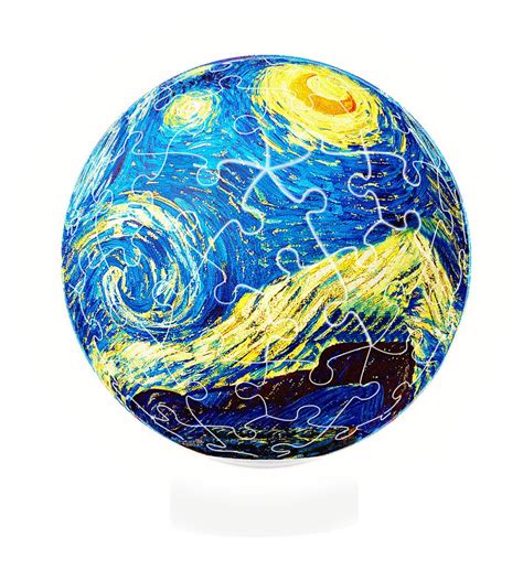 60 Piece Plastic Jigsaw Puzzle Sphere Light Globe 3d Etsy